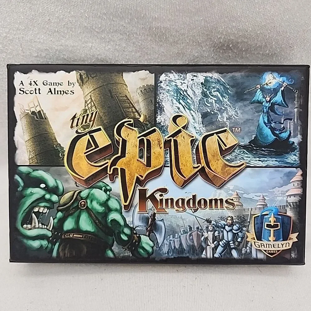Game Tiny Epic Kingdoms 2nd Edition Gamelyn Games 2017 Explore Expand Explicit